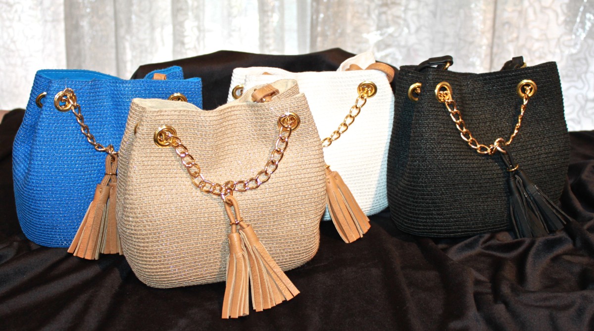 straw handbags Helen Ainson