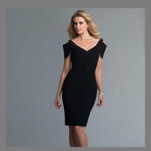 Saboroma Cold Shoulder Cocktail Dress at Helen Ainson in Darien CT 06820
