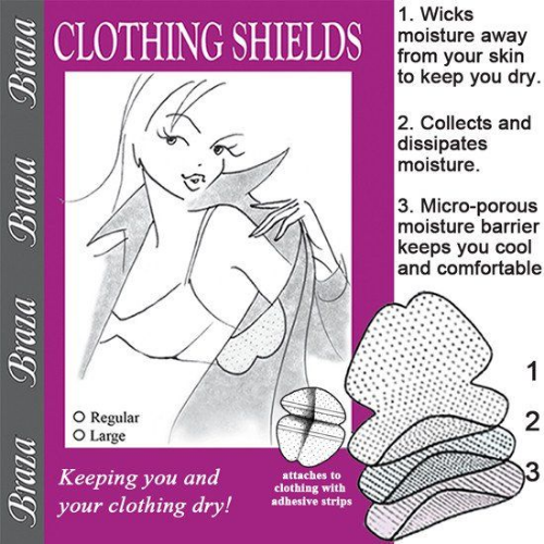 Braza Clothing Sheilds Undergarment Anti perspiration Armpit Pads