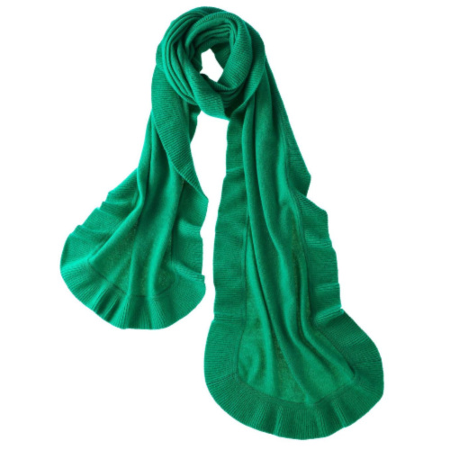 cashmere ruffle wrap