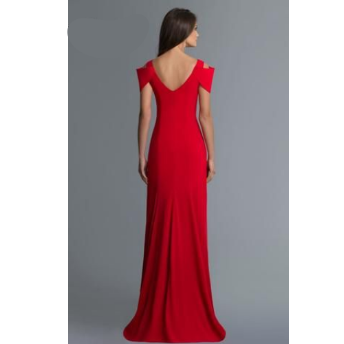 Saboroma Cold Shoulder Gown at Helen Ainson in Darien CT 06820