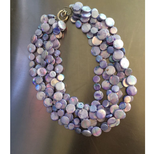 Sea Lily 5 Strand Mother of Pearl 