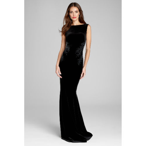 teri jon velvet gown