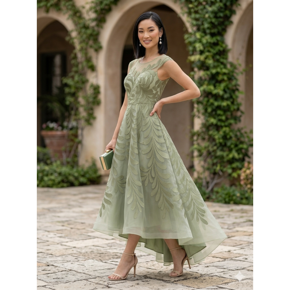 Hynes Park Sleeveless High Low Mikado Gown - Helen Ainson