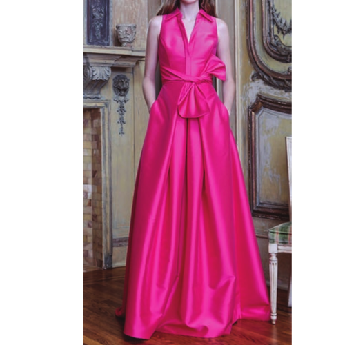 magenta evening gowns