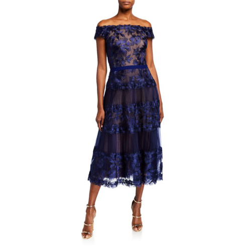 tadashi shoji off the shoulder