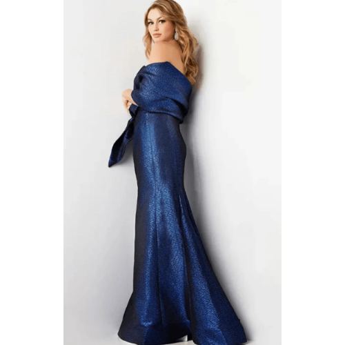 Jovani Strapless Evening Dress with Wrap 06867 at Helen Ainson
