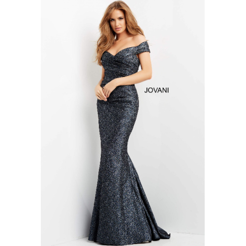 JOVANI - 06169 FLORAL ORNATE SWEETHEART MERMAID DRESS