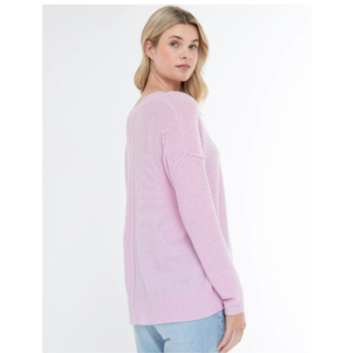 Cashmere Remi Oversized V Neck L2084 at Helen Ainson in Darien CT 06820