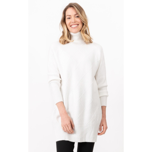  Ivory Ribbed Sweater