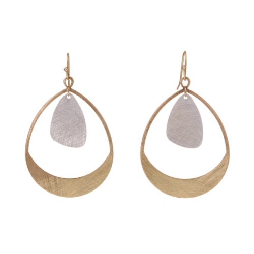 Tear Drop Metal Earring