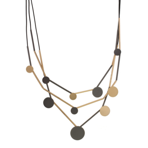 Modern Art Metal Necklace