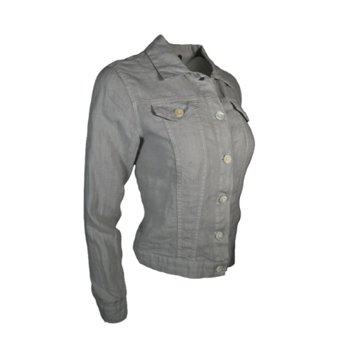 Pure Amici Linen Jean Jacket at Helen Ainson in Darien CT 06820