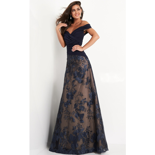 Jovani 02852 Pleated Bodice Gown