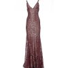 jovani 02906 metallic lace evening dress Jovani 43099 main image 0
