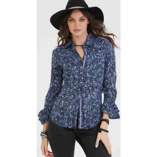 Cino Andaman Printed Button Down Shirt at Helen Ainson in Darien CT 06820