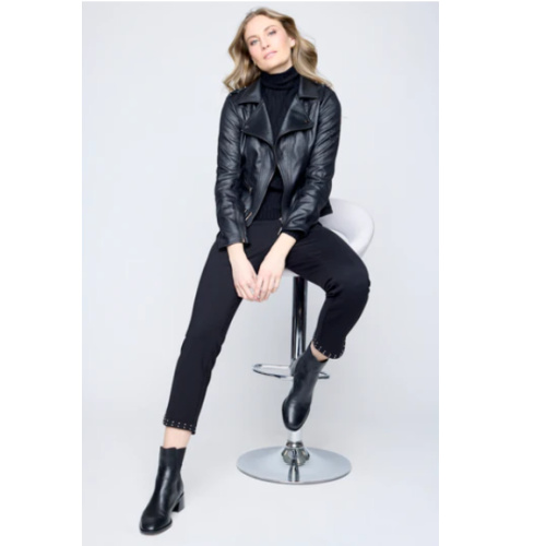 Carre Noir faux leather jacket at Helen Ainson in Darien CT 06820