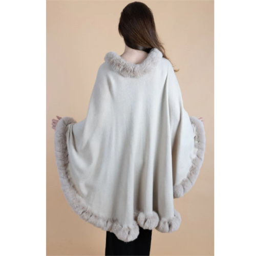 Saachi Faux Fur Cape at Helen Ainson in Darien CT 06820