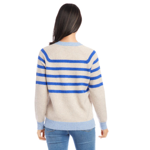 Karen Kane Stripe Sweater at Helen Ainson in Darien CT 06820