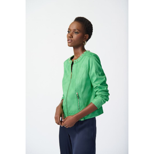 Joseph Ribkoff Foiled Suede Jacket at Helen Ainson