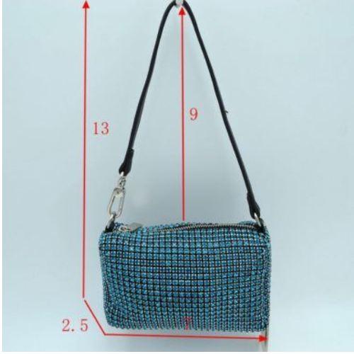 LQ208 Rhinestone Shoulder Bag at Helen Ainson