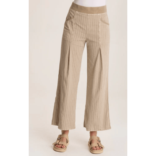 XCVI Laughlin Striped Linen Wide Leg Pant at Helen Ainson