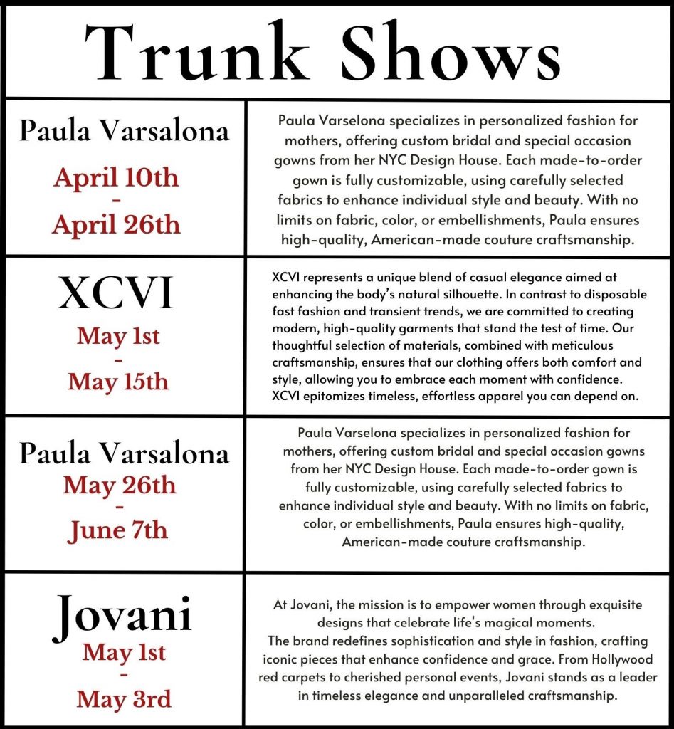 trunk show 