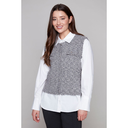 CARRE NOIR 82216-877C VEST AT HELEN AINSON