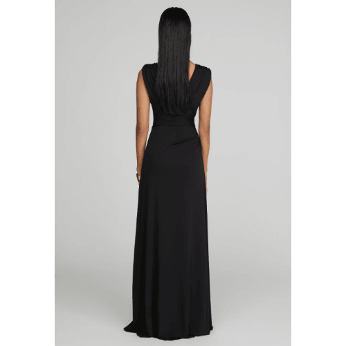 HALSTON Alessia Matte Jersey Gown at Helen Ainson