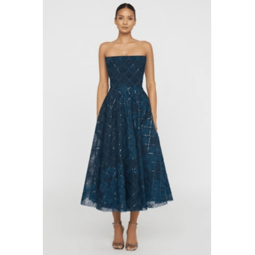 THEIA ANNA TEXTURED TULLE COCKTAIL AT HELEN AINSON
