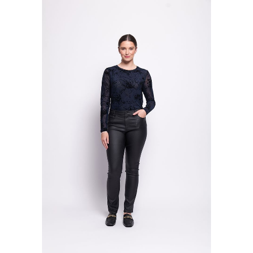 Foil Splatter Midnight Top at Helen Ainson