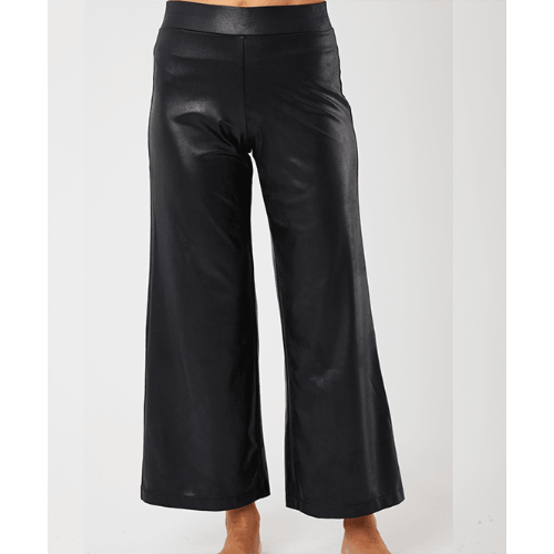 Angel Soft Black Leather Pants at Helen Ainson