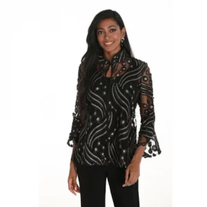 Frank Lyman 3/4 Bell Sleeve Jacket Style 259134 - Helen Ainson
