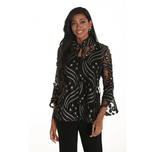 Frank Lyman 3/4 Bell Sleeve Jacket Style 259134 at Helen Ainson