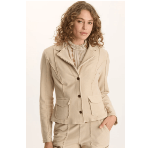XCVI Dunne Twill Knit Stretch Blazer at Helen Ainson