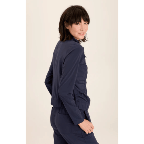 XCVI WEARABLES Momentum Whisper Stretch Ruched Active Jacket at Helen Ainson