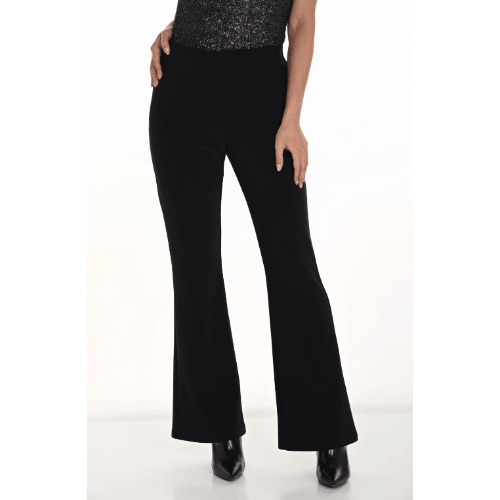 Frank Lyman Black Fit & Flared Pants Style 254015 at Helen Ainson