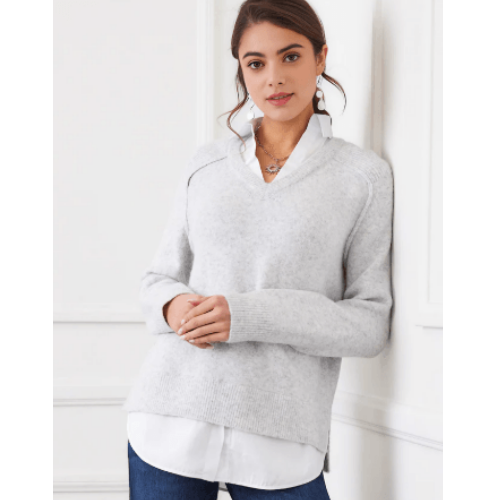Karen Kane Layered Sweater at Helen Ainson