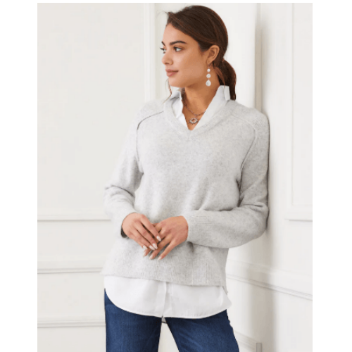 Karen Kane Layered Sweater at Helen Ainson