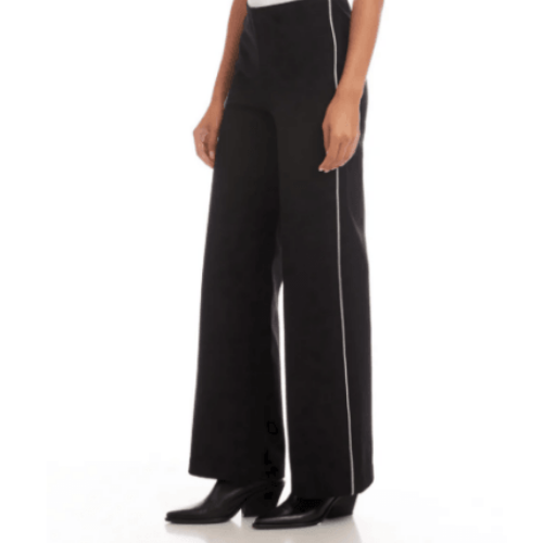 Karen Kane Contrast Piped Wide-Leg Pants at Helen Ainson