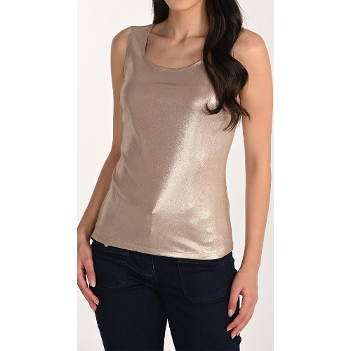 Frank Lyman Metallic Knit Tank at Helen Ainson