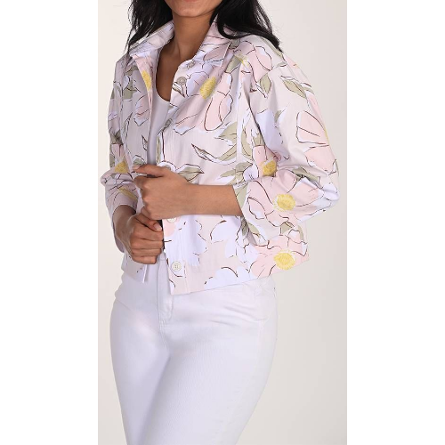 Frank Lyman Floral Print Woven Jacket at Helen Ainson