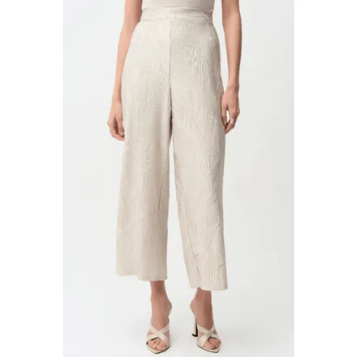 Joseph Ribkoff Pleated Satin Pull-On Culotte Pants at Helen Ainson