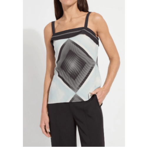 LYSSE Ananda Printed Tank Top at Helen Ainson