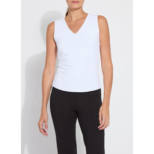 LYSSE Essential V-Neck Shell at Helen Ainson