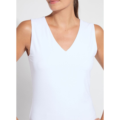 LYSSE Essential V-Neck Shell at Helen Ainson