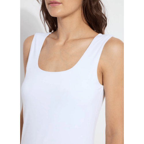 LYSSE Evie Scoop Neck Tank at Helen Ainson