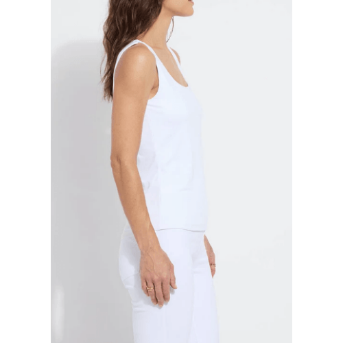 LYSSE Evie Scoop Neck Tank at Helen Ainson