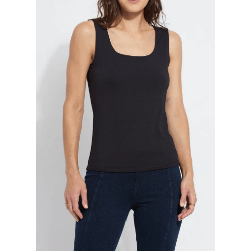 LYSSE Evie Scoop Neck Tank at Helen Ainson