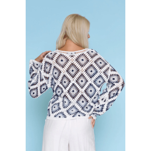 Picadilly Square Crochet Top at Helen Ainson